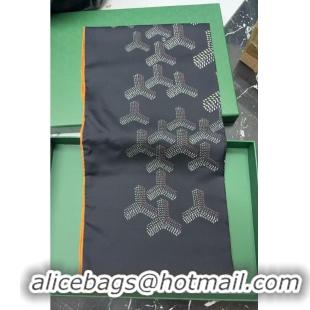 ​Big Discount Goyard Silk Scarves GS871 Black And Tan
