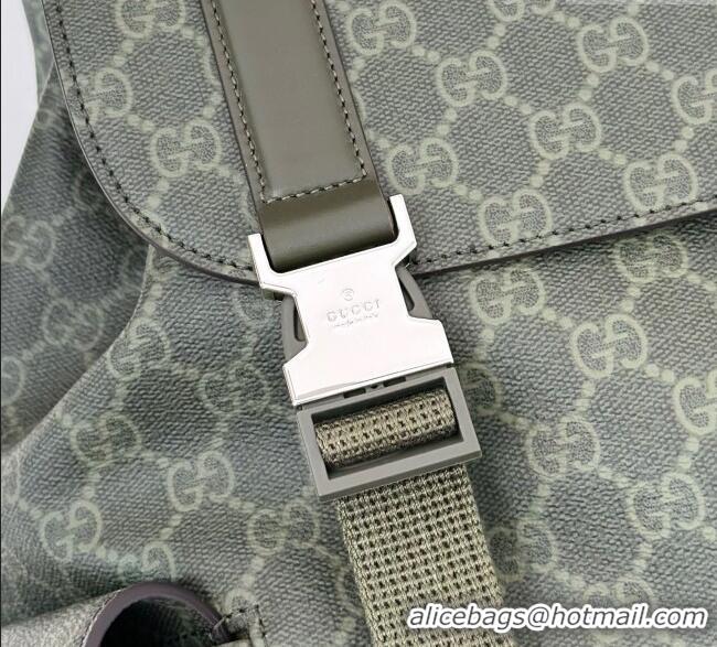 Big Discount Gucci Mens GG Monogram large backpack bag 792080 Forest Green 2025