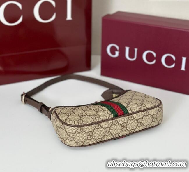 Top Quality Gucci Ophidia GG Canvas mini shoulder bag 838465 Beige/Brown 2025