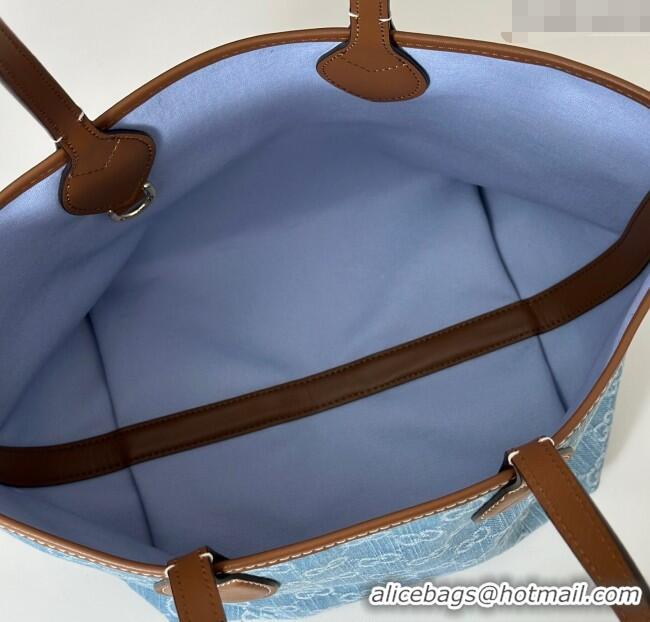 Inexpensive Gucci Totissima Small Tote bag GG Denim 820496 Light Blue 2025