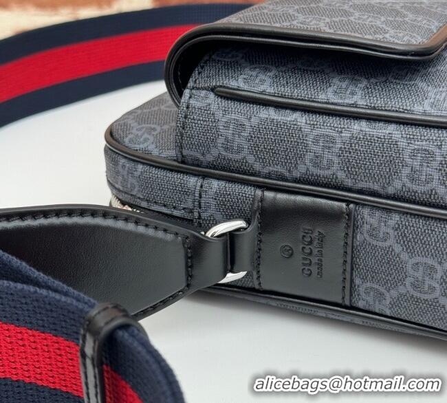 Unique Discount Gucci Mens GG Canvas small crossbody bag 795479 Black 2025
