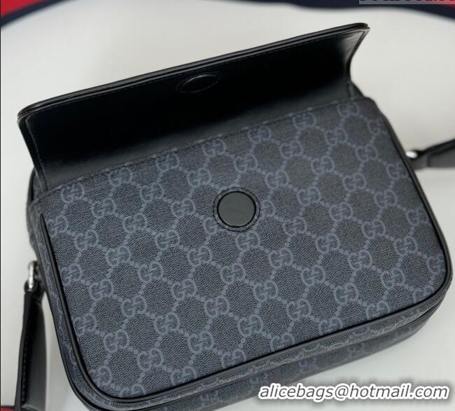 Unique Discount Gucci Mens GG Canvas small crossbody bag 795479 Black 2025