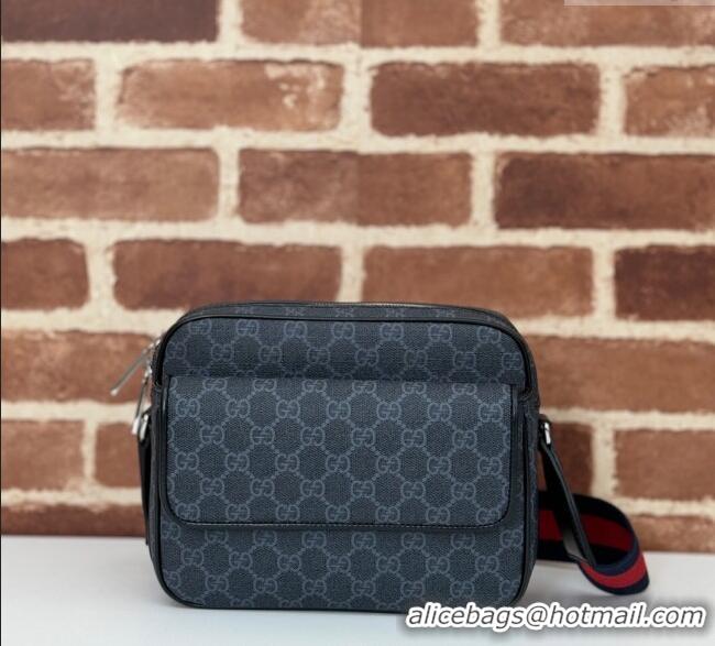 Unique Discount Gucci Mens GG Canvas small crossbody bag 795479 Black 2025