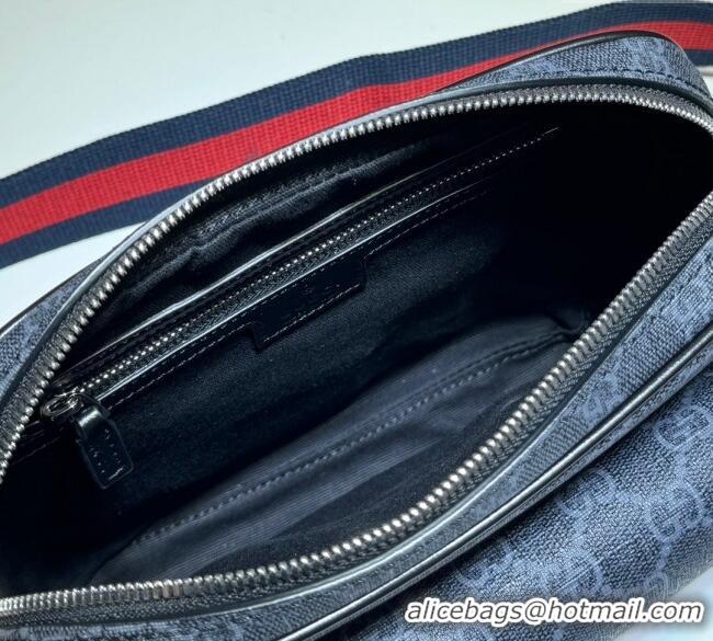 Unique Discount Gucci Mens GG Canvas small crossbody bag 795479 Black 2025