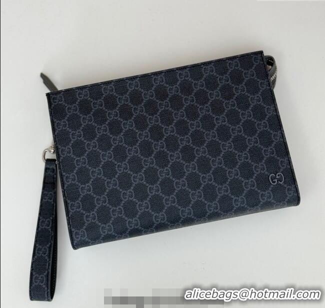 Traditional Specials Gucci Mens GG Canvas small pouch 768255 Black 2025