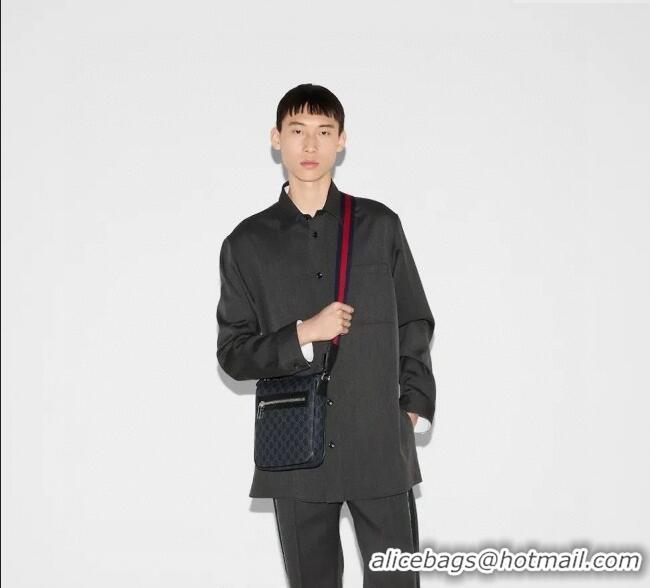 Super Quality Gucci Mens GG Monogram small messenger bag bag 792082 Forest Green 2025