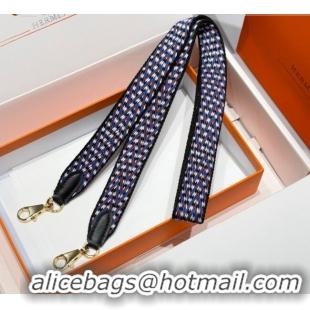 Top Quality Hermes Canvas Bag Strap 2.5x105cm 1008 Multicolor/Gold 2025