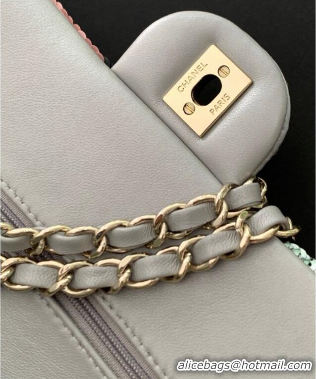 Affordable Price Chanel Sequins Medium Classic Flap Handbag A01112 Multicolor 2025