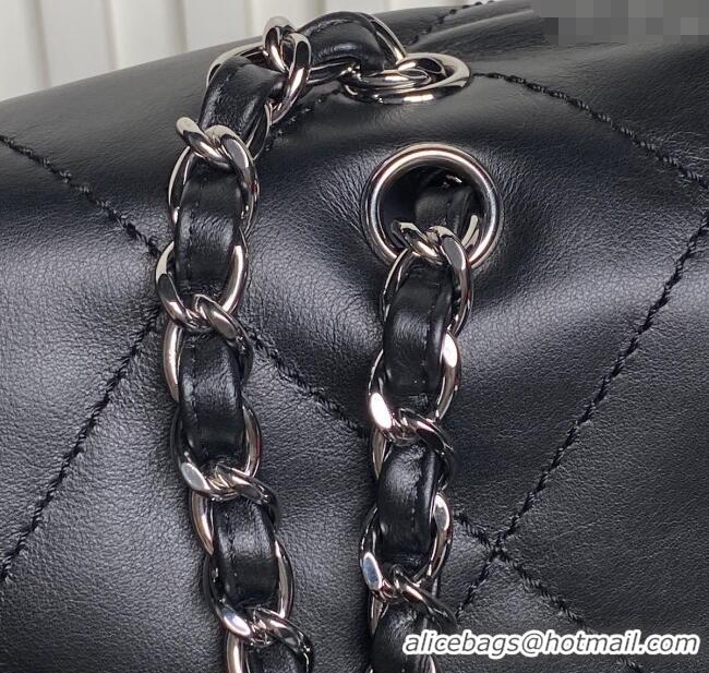Discount Price Chanel Quilted Calfskin Leather Vintage Airport Flap Bag A9902 Black 2025