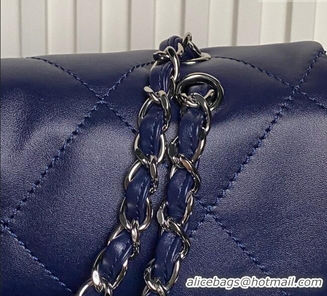 Affordable Price Chanel Quilted Calfskin Leather Vintage Airport Flap Bag A9902 Blue 2025