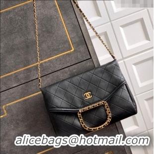 Best Cheap Chanel Quilted Leather Large Flap Handbag CH101001 Black 2025