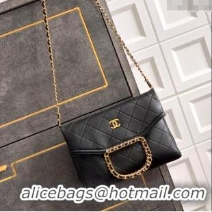 Best Price Chanel Quilted Leather Medium Flap Handbag CH101001 Black 2025