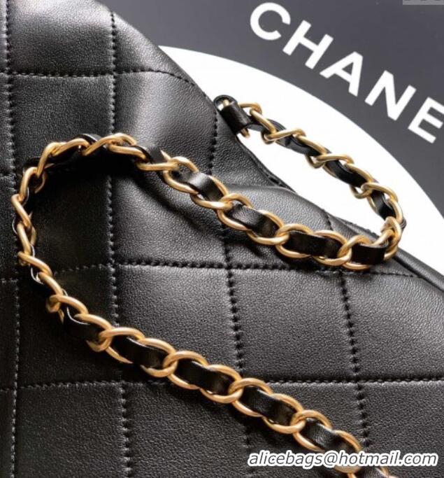 Best Price Chanel Quilted Leather Medium Flap Handbag CH101001 Black 2025