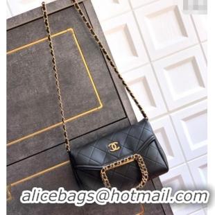 Buy Cheap Chanel Quilted Leather Small Flap Handbag CH101001 Black 2025