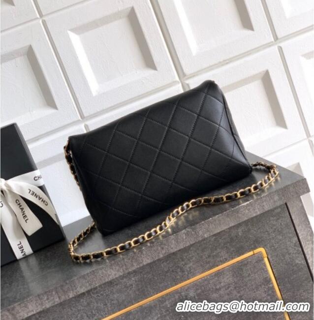 Buy Cheap Chanel Quilted Leather Small Flap Handbag CH101001 Black 2025