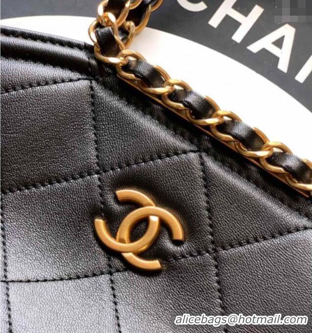 Buy Cheap Chanel Quilted Leather Small Flap Handbag CH101001 Black 2025