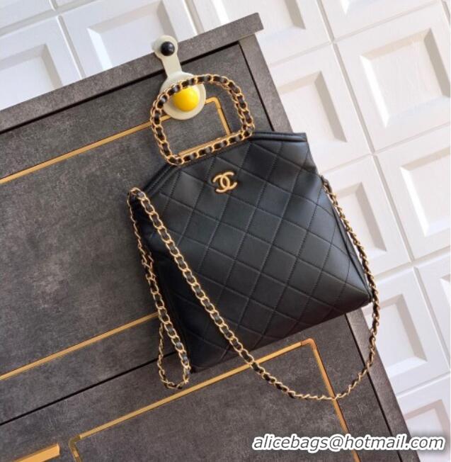Buy Cheap Chanel Quilted Leather Small Flap Handbag CH101001 Black 2025