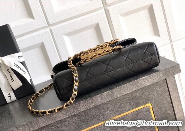 Buy Cheap Chanel Quilted Leather Small Flap Handbag CH101001 Black 2025