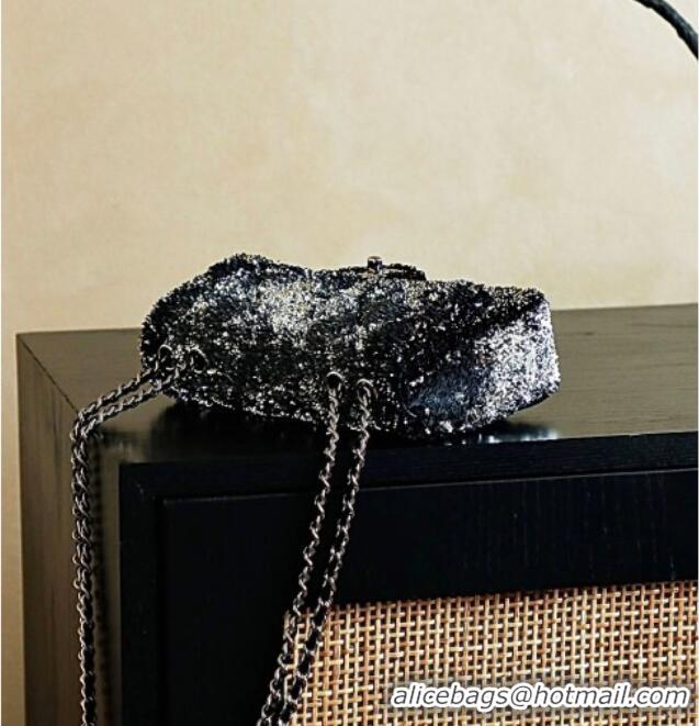 Market Sells Chanel Quilted Gradient Sequins Flap Bag AS4561 Silver/Black 2025