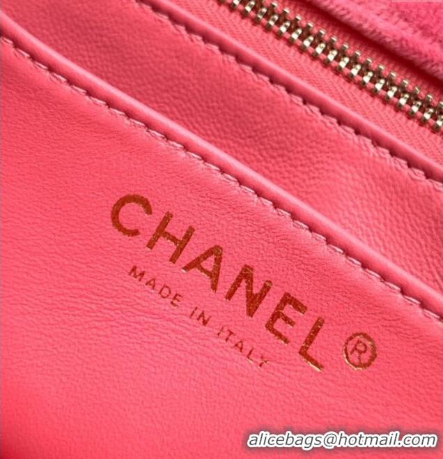 Buy Cheap Chanel Velvet Mini Flap Bag with Strass Ball AS1787 Pink 2025