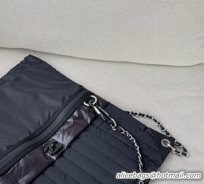 Original Cheap Chanel Vintage Nylon Backpack Bag CH101002 Black 2025