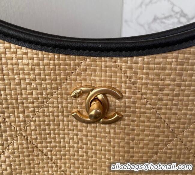 Sumptuous Cheap Chanel Straw Maxi Shopping Tote Bag AS5463 Beige 2025