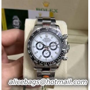 Top Quality Rolex Daytona Panda Watch Dial 40mm R5698 Black/White