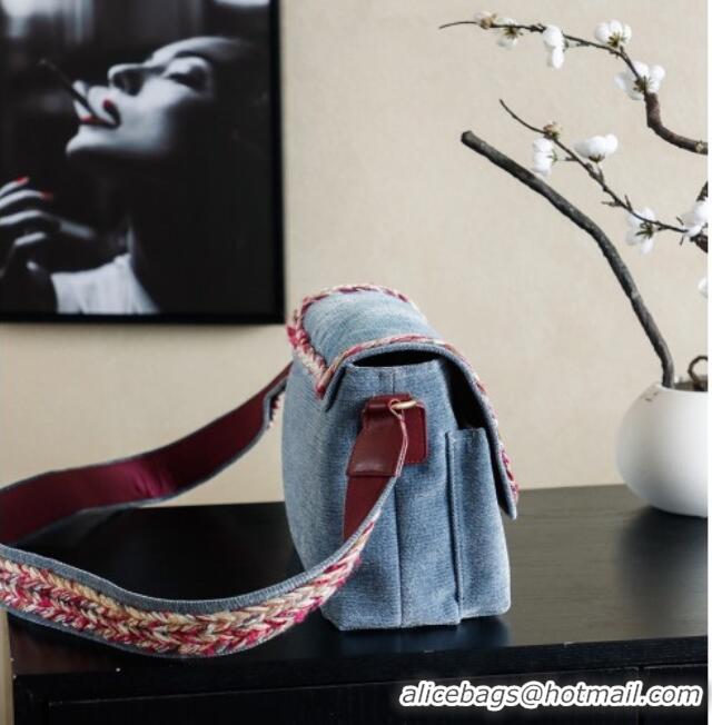 Inexpensive Chanel Denim Flap Bag CH101005 Blue 2025