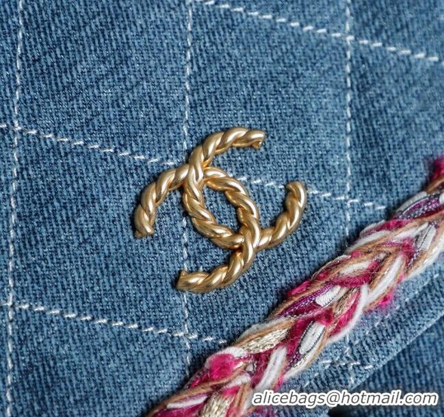 Inexpensive Chanel Denim Flap Bag CH101005 Blue 2025