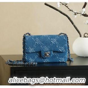 Inexpensive Chanel Denim Classic Mini Flap Handbag A69900 Blue 2025