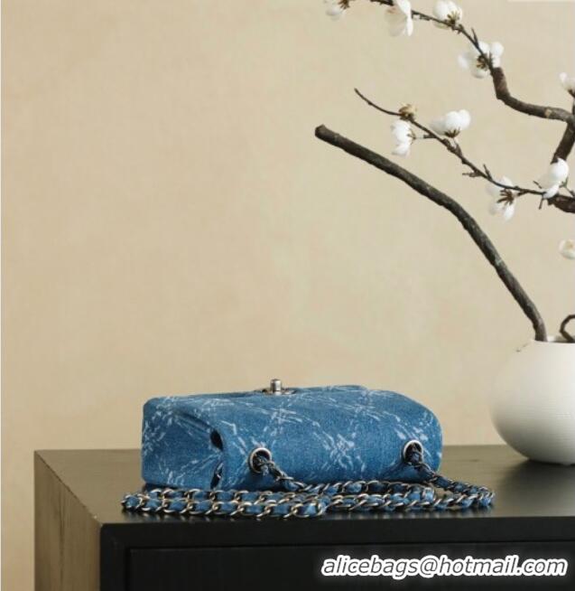 Inexpensive Chanel Denim Classic Mini Flap Handbag A69900 Blue 2025