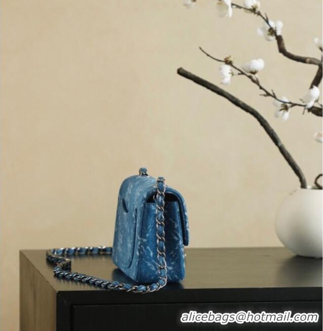 Inexpensive Chanel Denim Classic Mini Flap Handbag A69900 Blue 2025