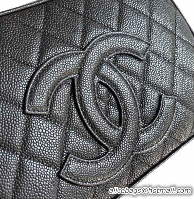 Spot Best Price Chanel Grained Calfskin Bowling Bag CH101006 Black 2025