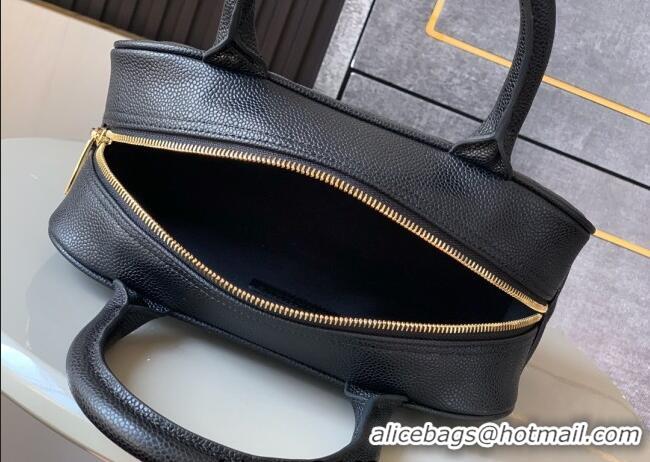 Spot Best Price Chanel Grained Calfskin Bowling Bag CH101006 Black 2025