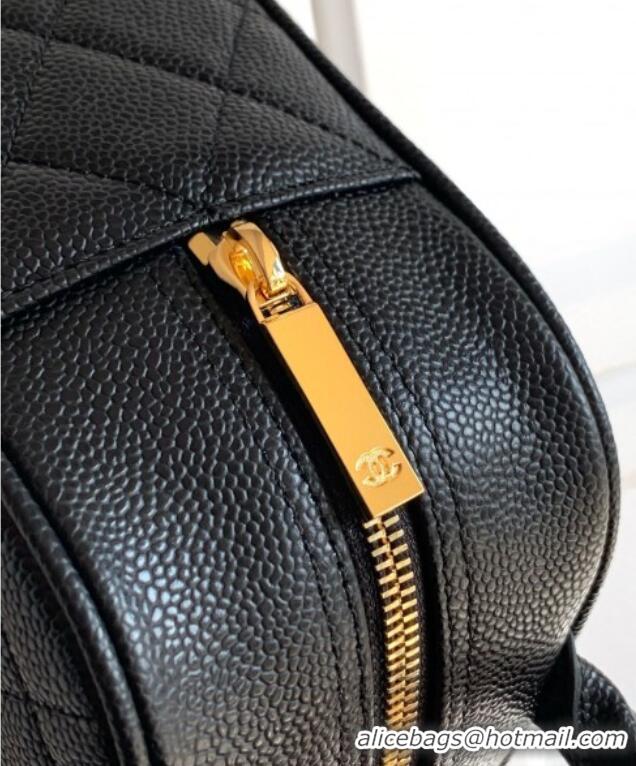 Spot Best Price Chanel Grained Calfskin Bowling Bag CH101006 Black 2025