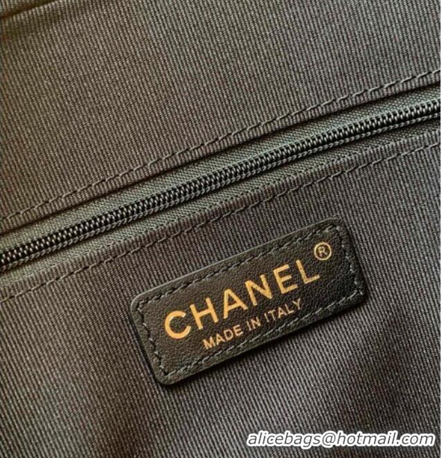 Spot Best Price Chanel Grained Calfskin Bowling Bag CH101006 Black 2025