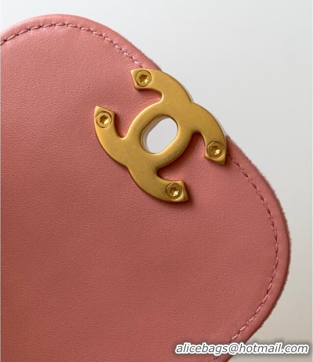 Top Quality Chanel Velvet Mini Kelly Shopping Bag AS4416 Light Pink 2025