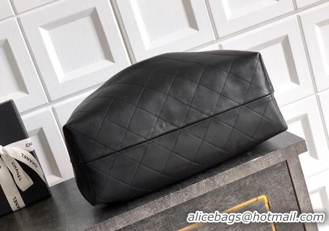 Market Sells Chanel Quilted Soft Leather Hobo Bag CH101101 Black 2025