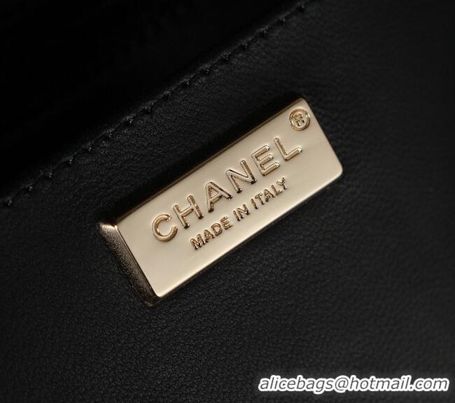 Best Price Chanel Raffia Straw and Calfskin Large Flap Bag AS5929 White/Black 2025
