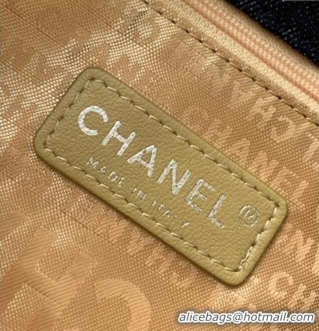 Market Sells Chanel Denim Large Shopping Bag AS2138 Midnight Blue 2025