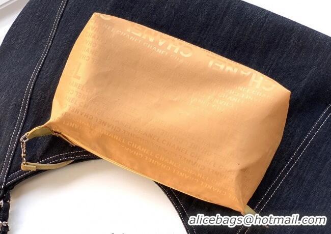 Stylish Cheap Chanel Denim Medium Shopping Bag AS2138 Midnight Blue 2025