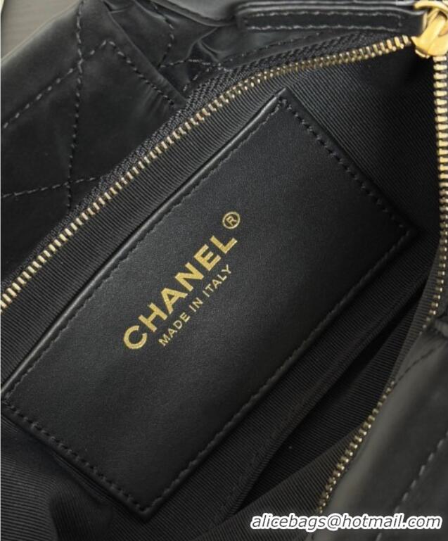 Buy New Cheap Chanel Velvet-Effect Nylon Mini Bow Bag AS5849 Black 2025
