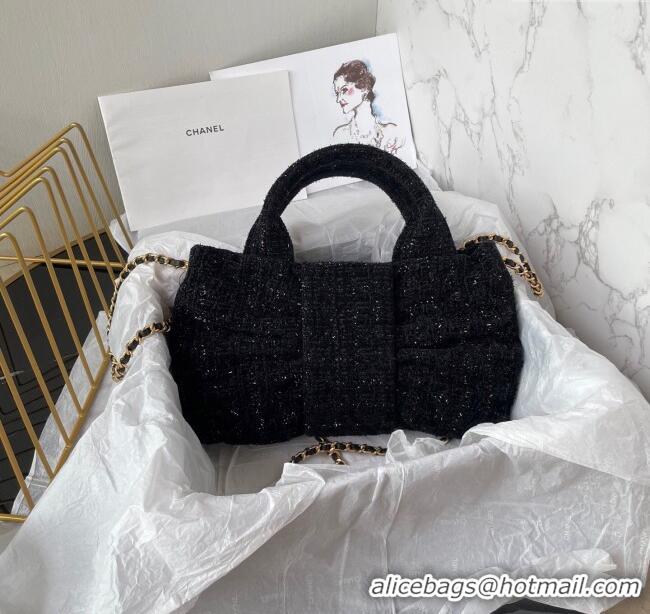 Low Cost Chanel Tweed Mini Bow Bag AS5849 Black 2025