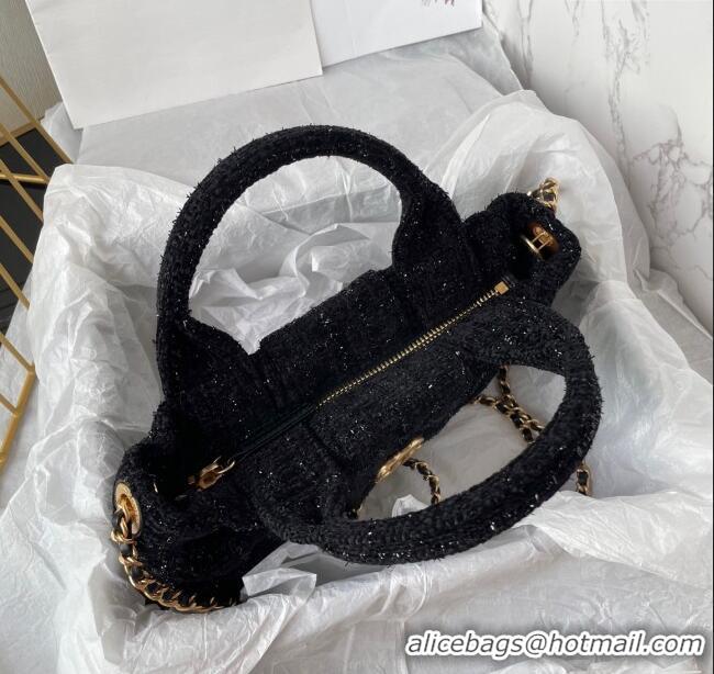 Low Cost Chanel Tweed Mini Bow Bag AS5849 Black 2025
