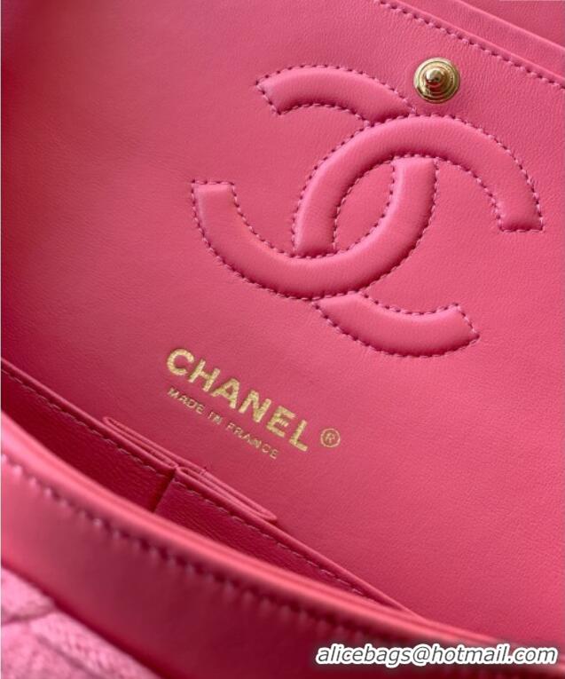 Market Sells Chanel Velvet Classic 11.12 Flap Handbag A01112 Sakura Pink 2025