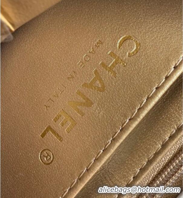 Top Grade Chanel Lambskin Leather Mini Flap Bag with Metal Ball AS1786 White 2025