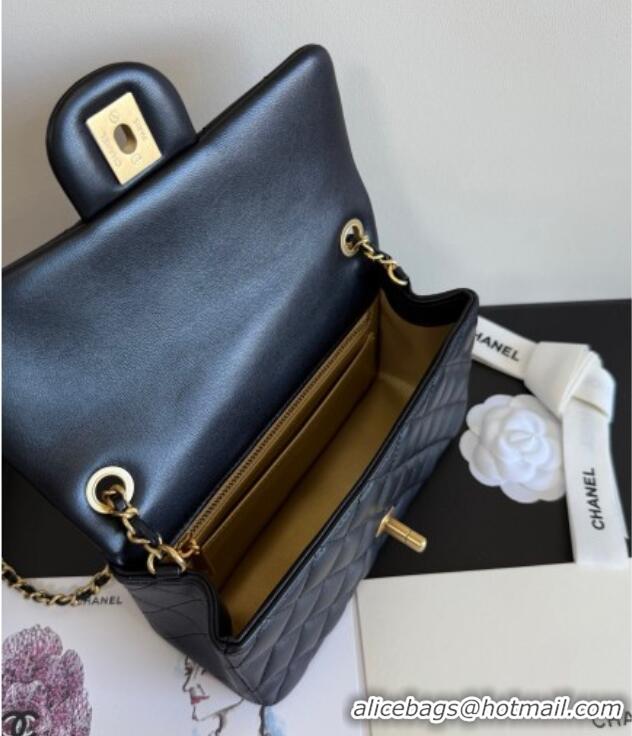 Good Quality Chanel Lambskin Small Flap Bag with Metal Ball AS1787 Black 2025 New Style