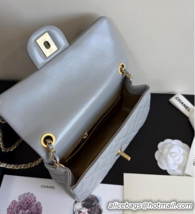 Good Taste Chanel Lambskin Small Flap Bag with Metal Ball AS1787 Grey 2025 New Style