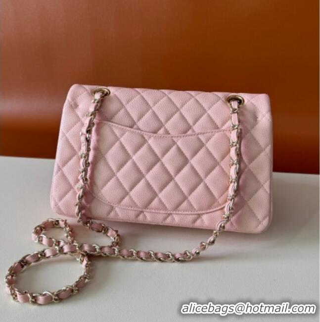 Shop Discount Chanel Caviar-Grained Calfskin Leather Classic Small Flap Bag A01117 Light Pink/Gold 2025
