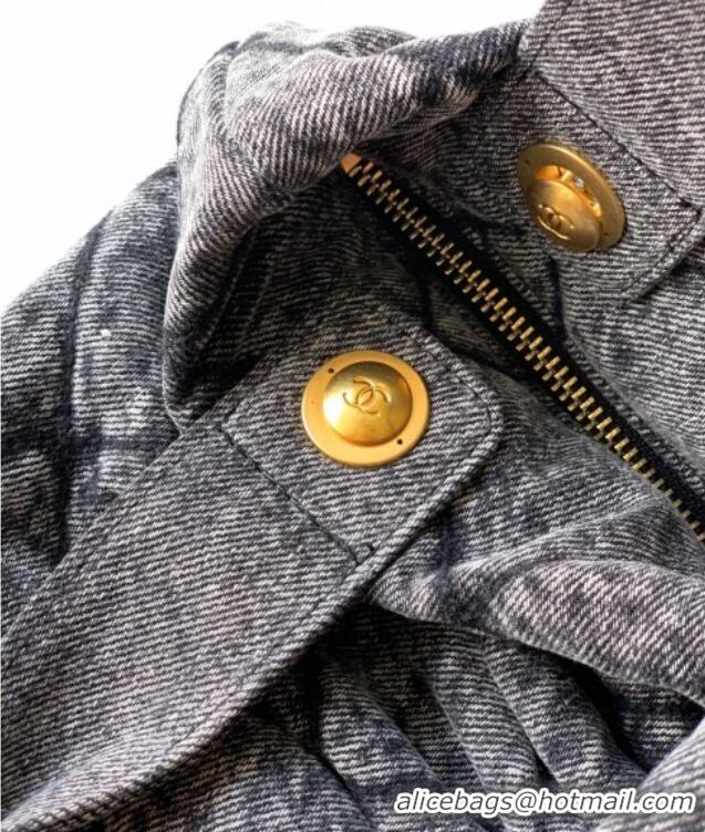​Trendy Design Chanel Denim Bow Bag AS5851 Grey 2025